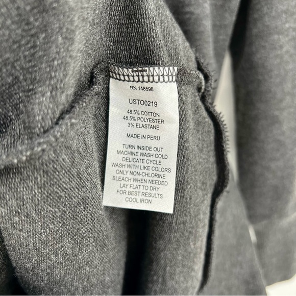 Universal Standard NEW Bree Sweatshirt Dress in Charcoal Gray Size 2XS - Picture 4 of 6